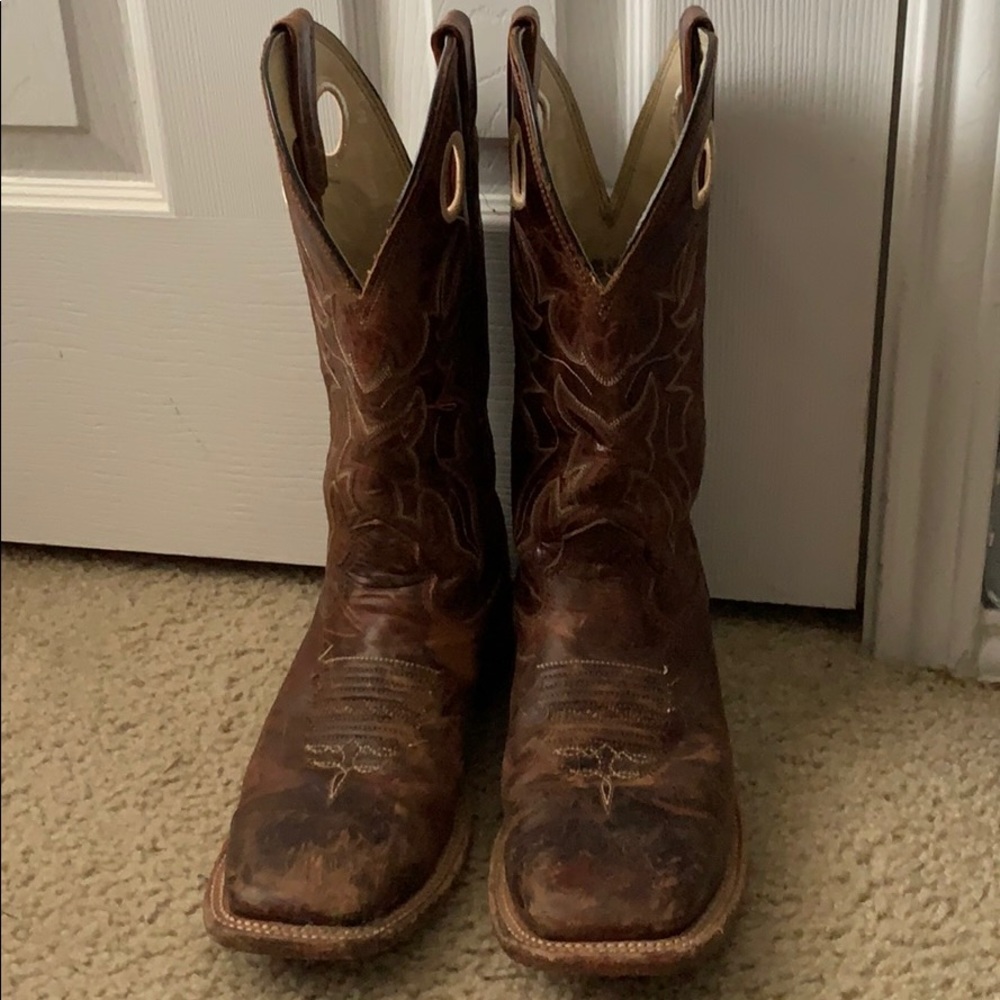 Cavenders Leather Sole Cowboy Boots